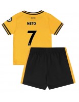 Wolves Pedro Neto #7 Domácí dres pro děti 2024-25 Krátký Rukáv (+ trenýrky)